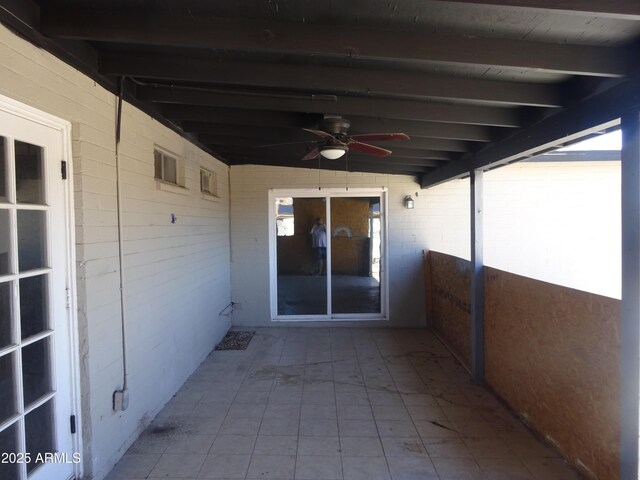 3171 W Orchid Ln, Phoenix, AZ 85051 - view of patio / terrace with a ceiling fan