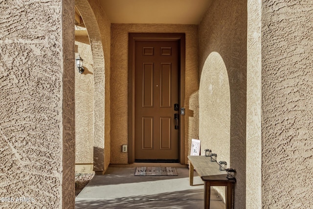 291 N Scott Dr, Chandler, AZ 85225 - view of exterior entry featuring stucco siding