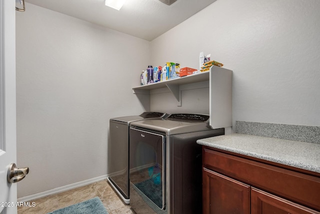 291 N Scott Dr, Chandler, AZ 85225 - washroom with baseboards and washer and dryer