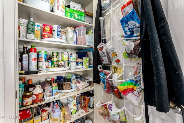 view of pantry