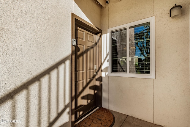 view of entrance to property