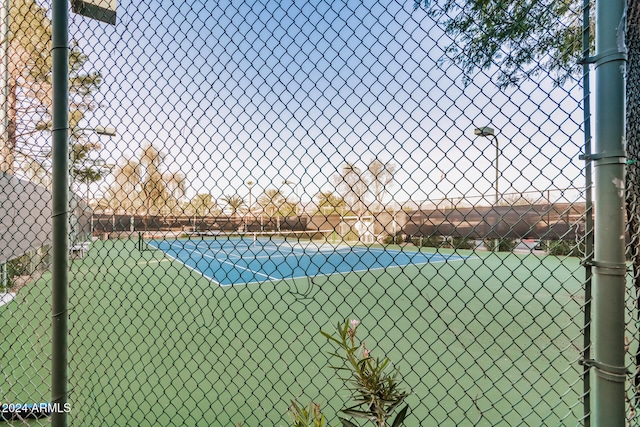 view of tennis court