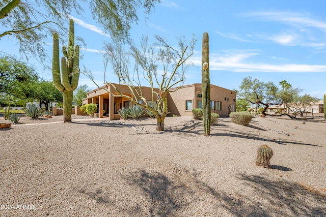 view of pueblo-style house