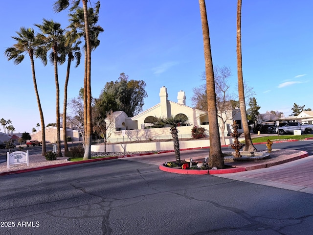 view of road