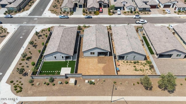 bird's eye view featuring a residential view