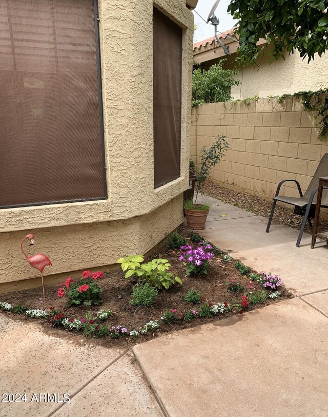 exterior space with a patio area