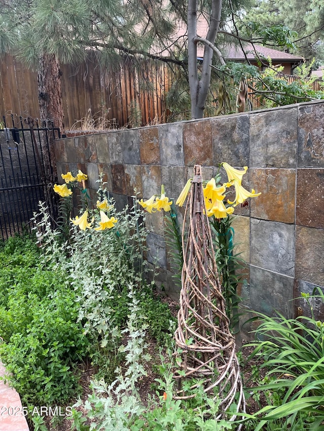 details with fence