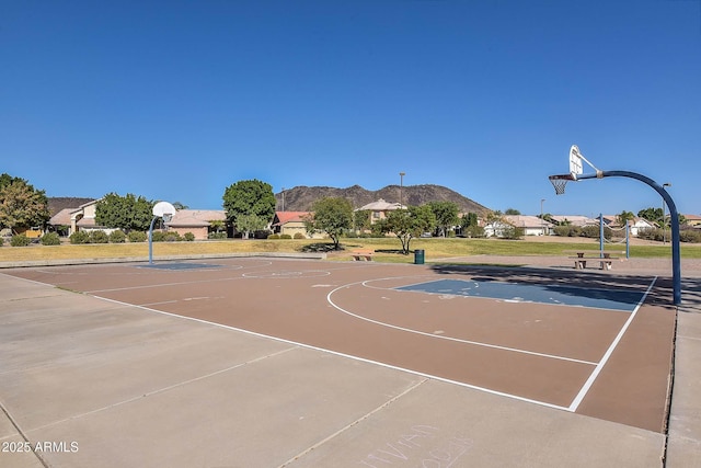 5226 W Pontiac Dr, Glendale, AZ 85308 - view of basketball court featuring community basketball court and a mountain view