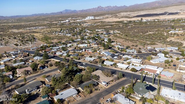 214 S Hing Dr, Superior, AZ 85173 - drone / aerial view with a mountain view
