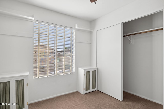 walk in closet with carpet floors