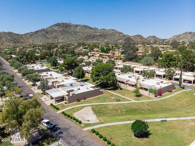1120 E Beryl Ave, Phoenix, AZ 85020 - aerial perspective of suburban area with a mountain backdrop