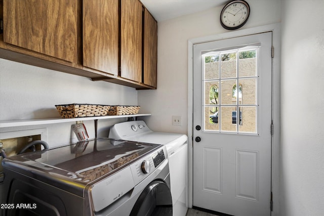 1120 E Beryl Ave, Phoenix, AZ 85020 - washroom with cabinet space and washing machine and dryer