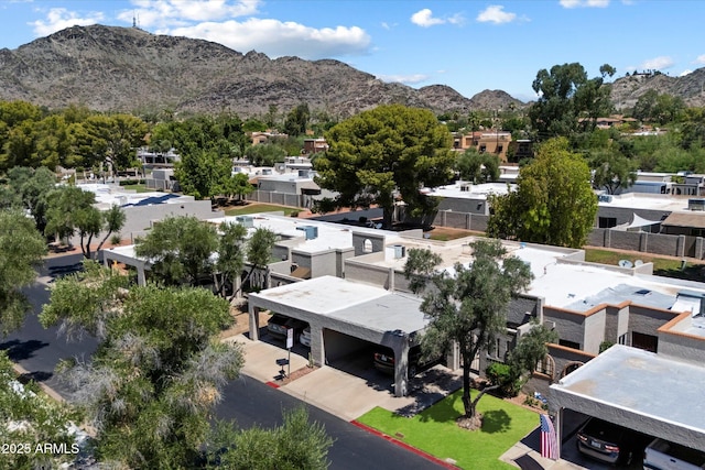 1120 E Beryl Ave, Phoenix, AZ 85020 - aerial view of residential area featuring mountains
