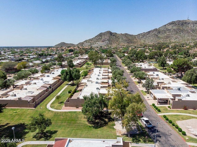 1120 E Beryl Ave, Phoenix, AZ 85020 - aerial view of residential area with a mountainous background
