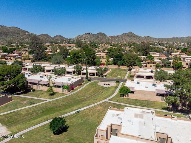 1120 E Beryl Ave, Phoenix, AZ 85020 - aerial perspective of suburban area with a mountain backdrop