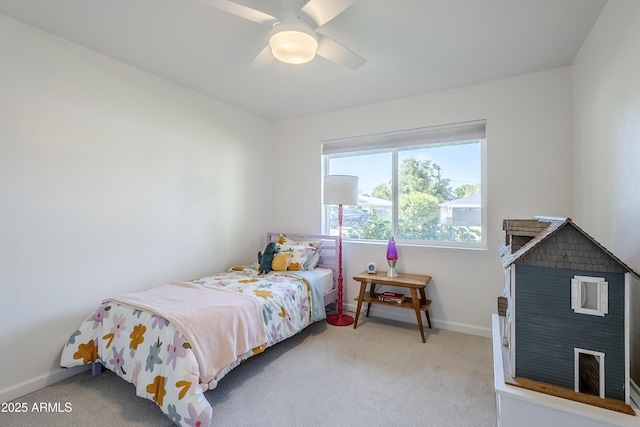 314 E Royal Palm Rd, Phoenix, AZ 85020 - carpeted bedroom featuring baseboards and ceiling fan