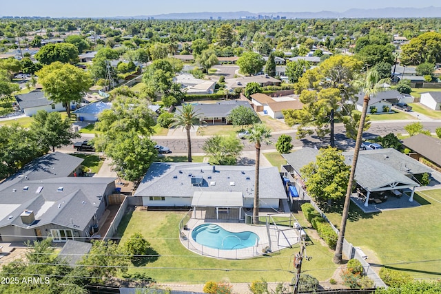 314 E Royal Palm Rd, Phoenix, AZ 85020 - aerial perspective of suburban area featuring a pool
