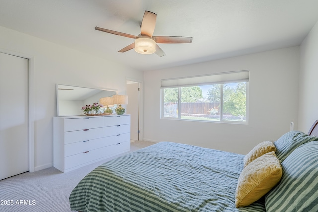 314 E Royal Palm Rd, Phoenix, AZ 85020 - bedroom featuring light colored carpet and a ceiling fan