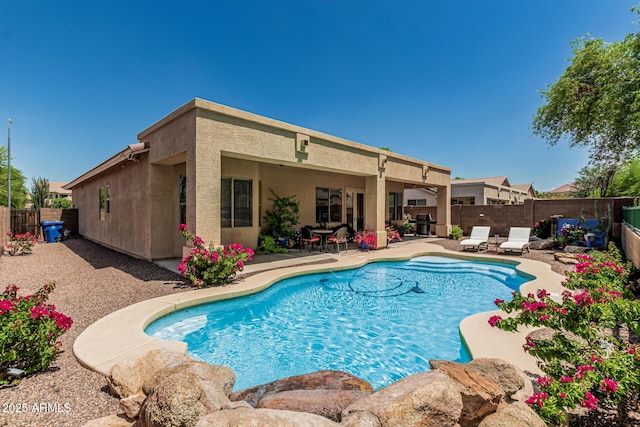 12417 W Apache St, Avondale, AZ 85323 - view of pool with a patio and a fenced backyard