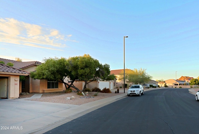 view of road