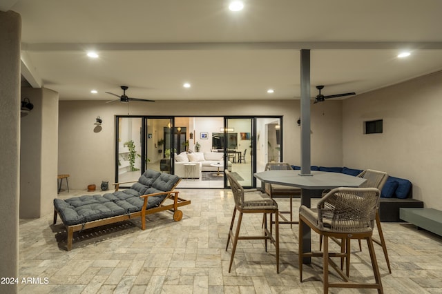 view of patio / terrace featuring an outdoor hangout area