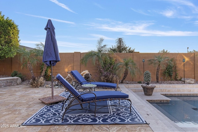 5122 S Miller Pl, Chandler, AZ 85249 - view of patio / terrace featuring a fenced backyard