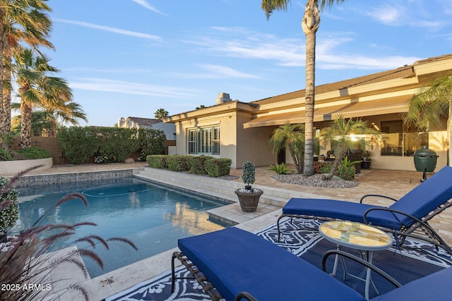5122 S Miller Pl, Chandler, AZ 85249 - view of swimming pool featuring a fenced in pool and a patio area