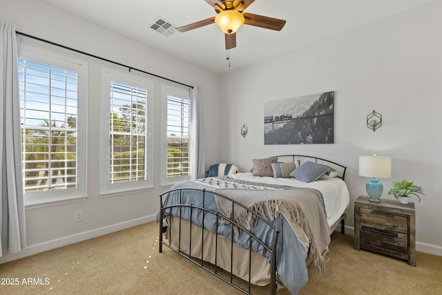 5122 S Miller Pl, Chandler, AZ 85249 - carpeted bedroom featuring visible vents, multiple windows, and baseboards