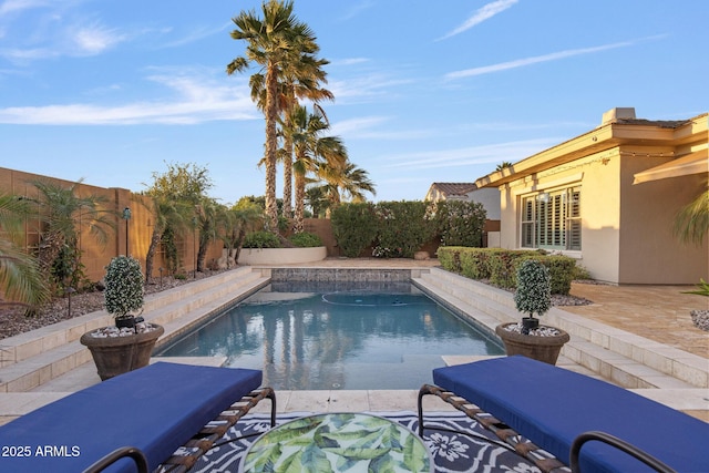 5122 S Miller Pl, Chandler, AZ 85249 - view of pool with a patio, a fenced backyard, and a fenced in pool