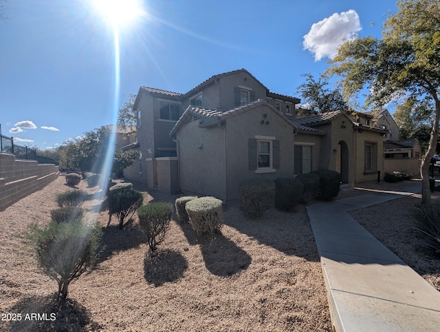 view of front of home