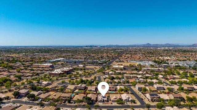 1634 E Harwell Rd, Phoenix, AZ 85042 - aerial view of residential area with a mountainous background