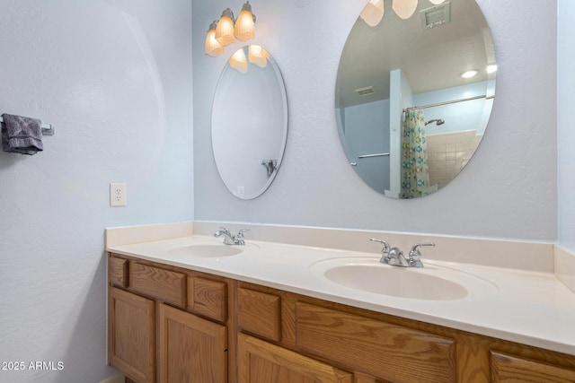 5215 W Del Rio St, Chandler, AZ 85226 - bathroom with a sink, visible vents, and double vanity