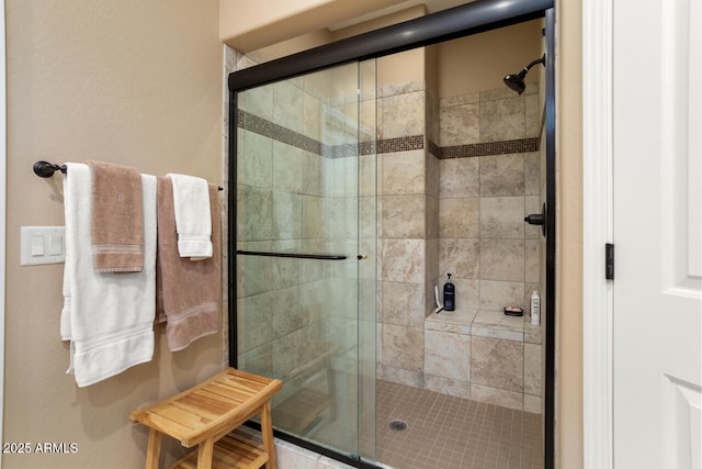 full bath with a stall shower