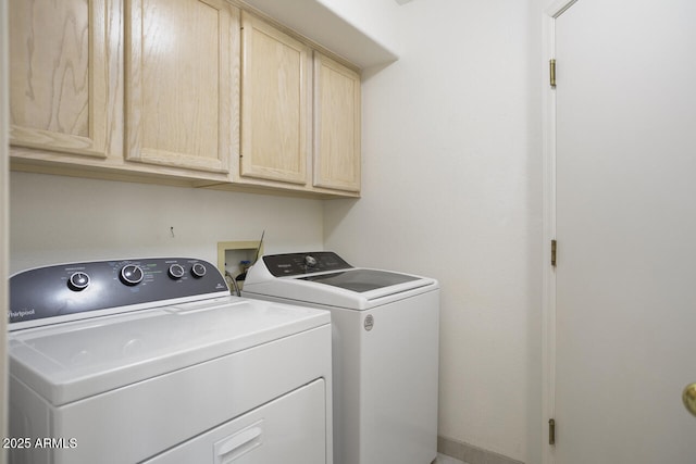 19102 N 91st St, Scottsdale, AZ 85255 - laundry room featuring washing machine and clothes dryer and cabinet space