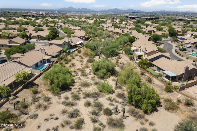 19102 N 91st St, Scottsdale, AZ 85255 - aerial perspective of suburban area featuring a mountainous background