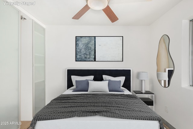 3033 E Sierra St, Phoenix, AZ 85028 - bedroom with ceiling fan