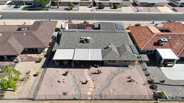 bird's eye view featuring a residential view