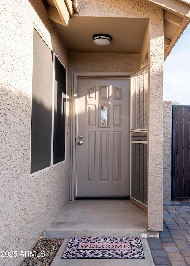 view of entrance to property