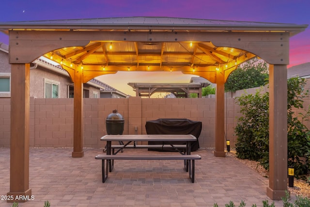 9764 E Thornbush Ave, Mesa, AZ 85212 - view of patio with a gazebo