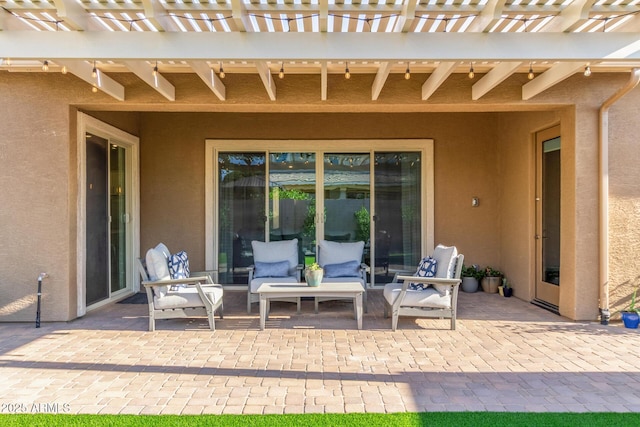 9764 E Thornbush Ave, Mesa, AZ 85212 - view of patio / terrace featuring a pergola