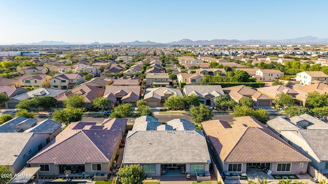 9764 E Thornbush Ave, Mesa, AZ 85212 - aerial perspective of suburban area featuring mountains