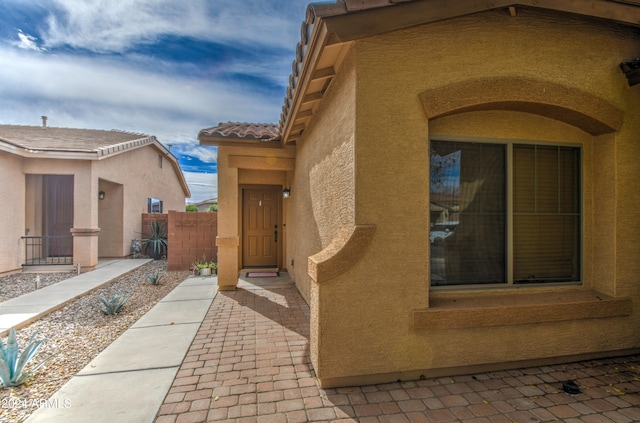 view of property entrance