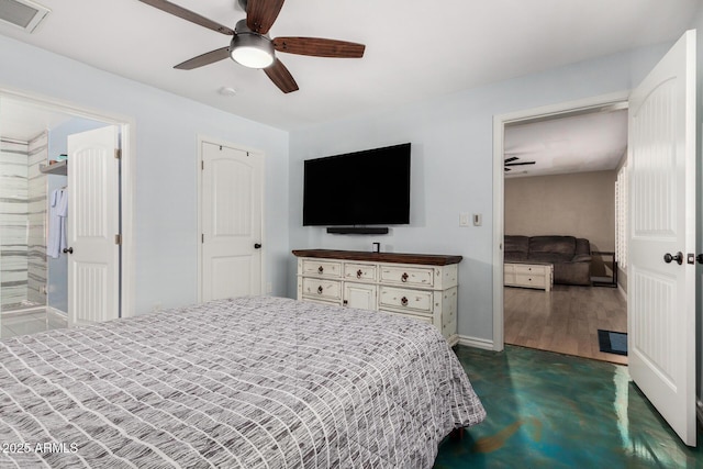 8331 N 6th St, Phoenix, AZ 85020 - bedroom featuring baseboards and ceiling fan