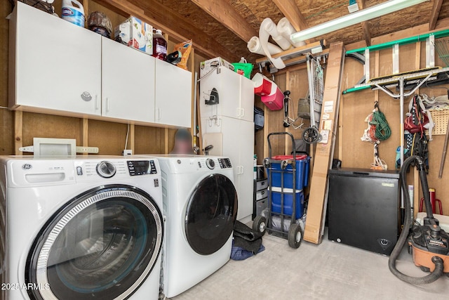 8331 N 6th St, Phoenix, AZ 85020 - washroom featuring cabinet space and washer and clothes dryer