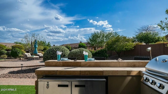 exterior space featuring a patio area