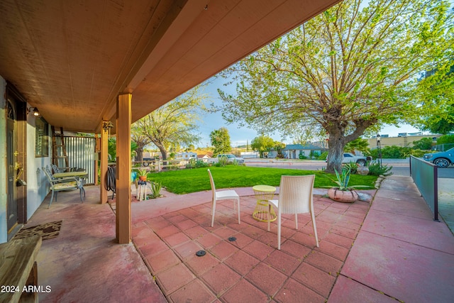 view of patio