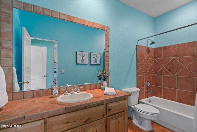 28607 N 152nd St, Scottsdale, AZ 85262 - bathroom featuring  shower combination, toilet, and vanity