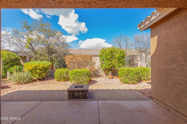 view of patio