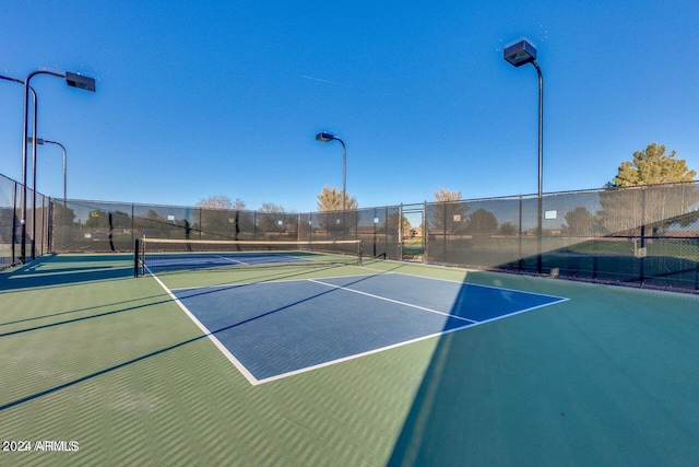 view of sport court