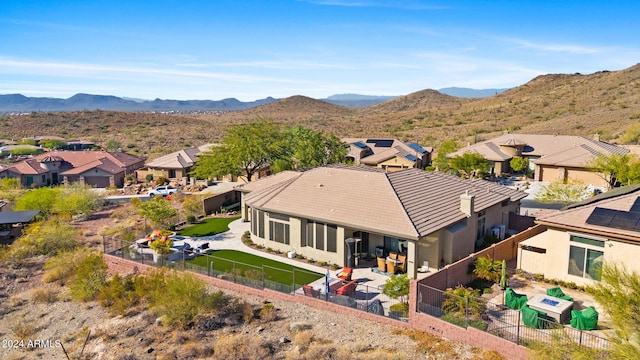 2549 W Shinnecock Way, Anthem, AZ 85086 - aerial view of residential area featuring mountains